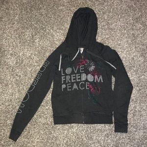 L.E.I- Dark Gray zip up